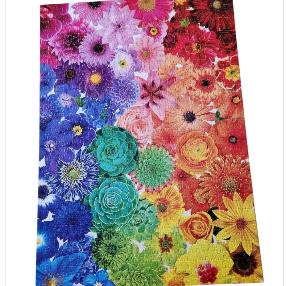 Rainbow Flower Jigsaw Puzzle